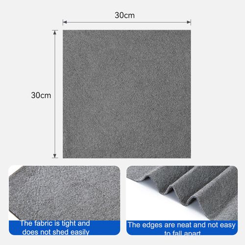30x30cm Lint-Free Microfiber Magic Non-Woven Polyester Cleaning Towels, Reusable 5-Piece Set