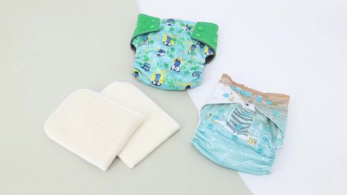 Washable Diapers are soft on baby skin reusable eco friendly easy to clean and save you money long term