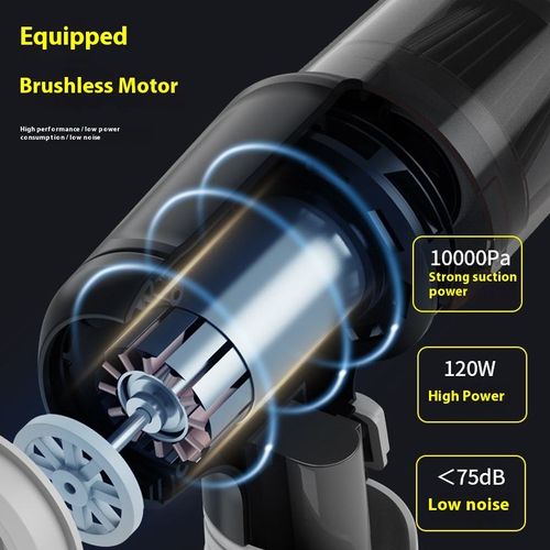 2-in-1 Suction & Blowing Mini Portable Car Vacuum Cleaner - Compact Size, Convenient to Store, Perfect for Tidying Car Seats & Gaps