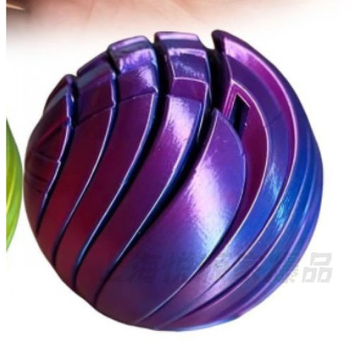 Slime Ball Fidget Toy - 3D Printed Stress Relief Transformable Ball, TikTok Hot Selling Anti-Stress Toy
