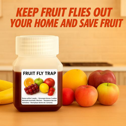 Fruit Fly Traps- safe for children and pets. Buy 3 Get 1 Free, 4-Piece Set