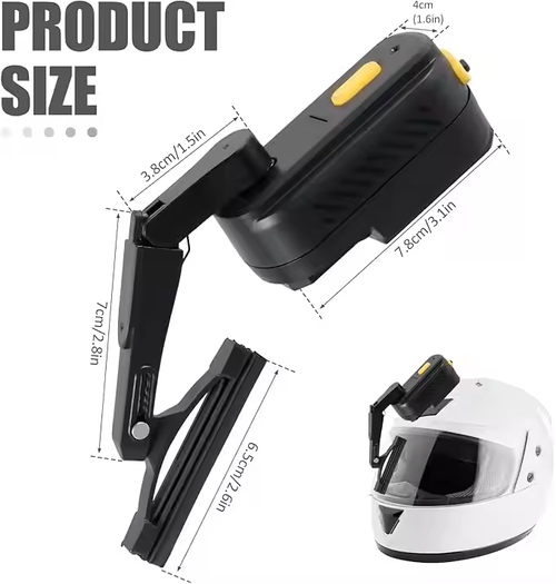 New-Style Universal Rechargeable Electric Windshield Wipers for Motorcycles & Motorcycle Helmets, 800mA