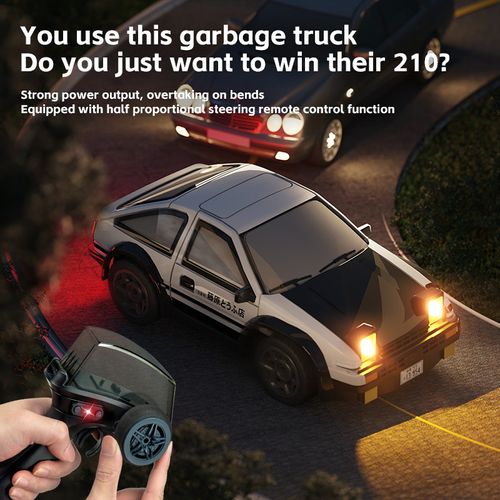 This 1:64 RC Drift Car set has it all! New AE86 desktop mini, 2.4G full-throttle 4WD—smooth drifting, endless fun! Perfect festive surprise! 🚗🎄