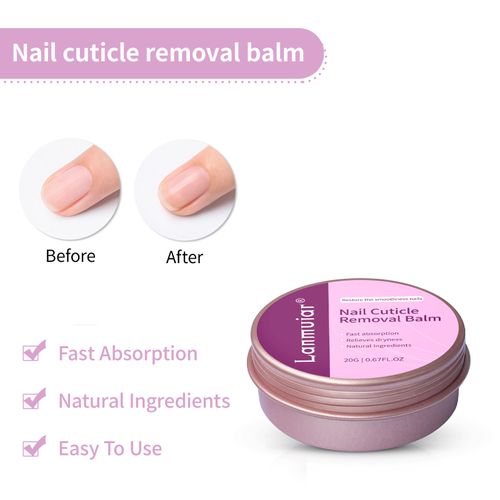 Lannuian Nail Cuticle Balm - Transform Dry Nails! Fast - Acting & Natural