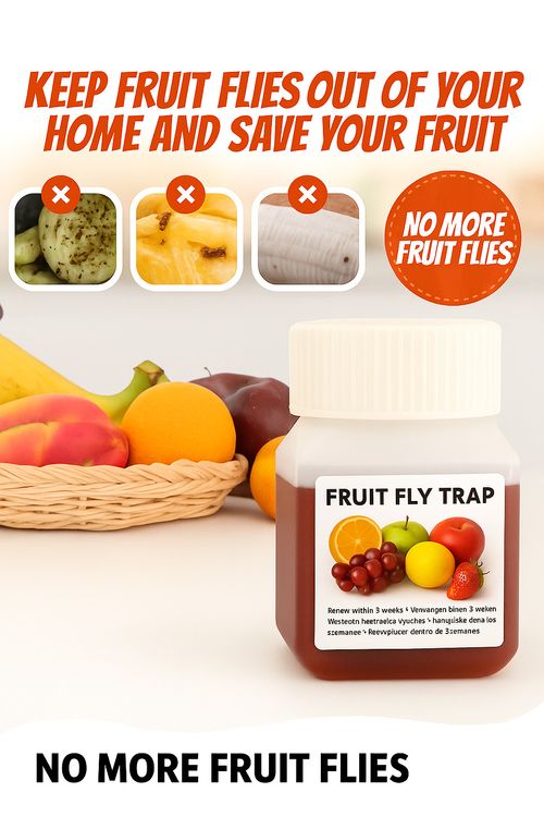 Fruit Fly Traps- safe for children and pets. Buy 3 Get 1 Free, 4-Piece Set