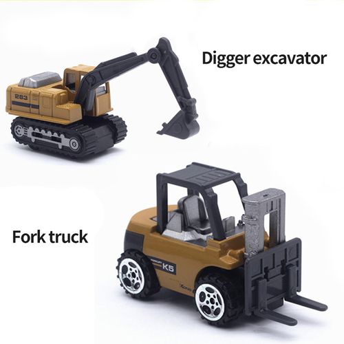 Kids' Gift Box: 5 Mini Alloy Car Models! Durable alloy, cute look—great toy cars, perfect surprise for little car fans!