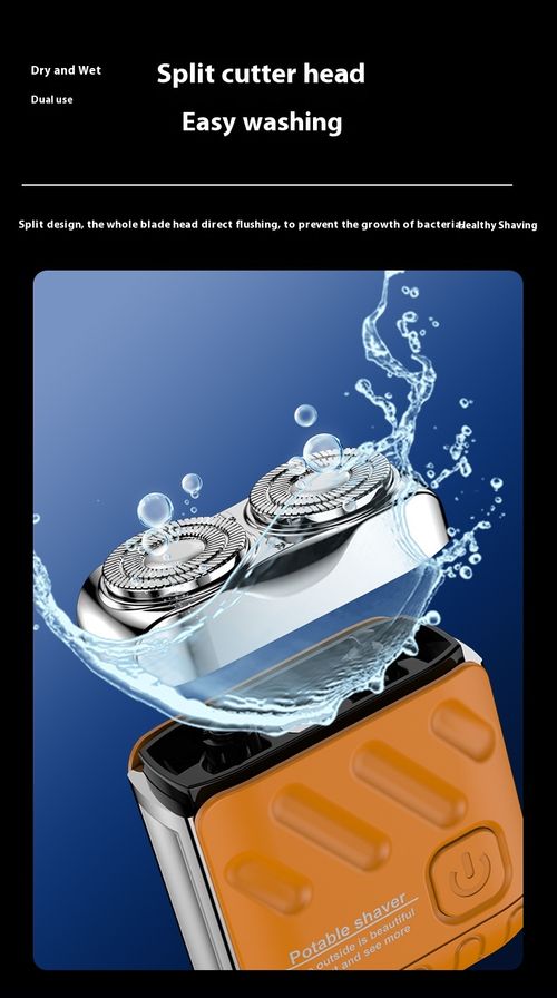 🎁Portable Rotary Dual Ring Electric Shaver