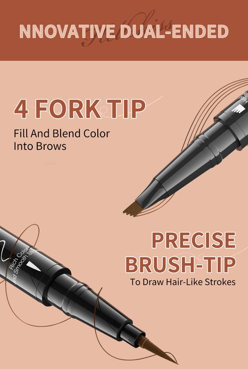 Define your brows in seconds! Our black eyebrow pencil glides smoothly, stays all day waterproof natural. Elevate your look, grab yours now!