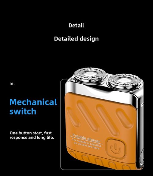 🎁Portable Rotary Dual Ring Electric Shaver