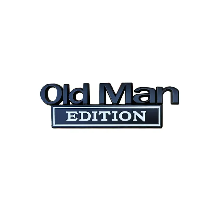 🔥Old Man Edition 3D Metal Emblem