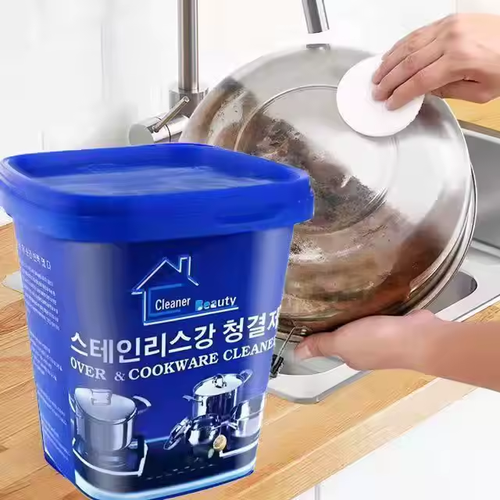 Hot-selling multi-functional stainless steel cleaning paste, grease cookware and oven cleaner, and kitchen rust remover