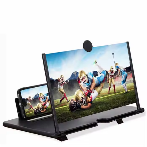 The latest portable mobile phone screen zoom amplifier, 12-inch mobile phone screen magnifying glass, provides clearer magnification and better eye protection