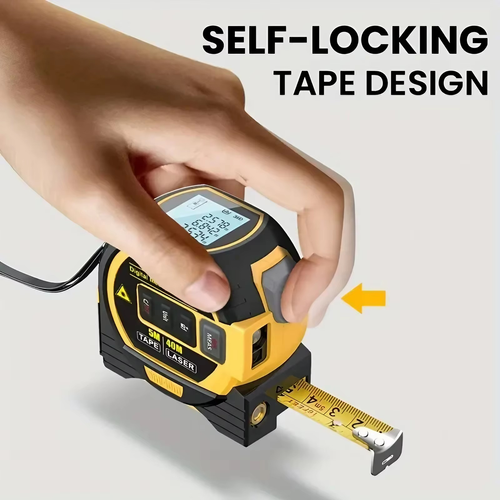 😀3-in-1 Laser Rangefinder - 40 meters  130 feet Digital Measuring Instrument - Tape Measure Rangefinder - Area and Volume Measuring Tools - Laser Rangefinder