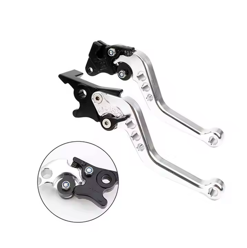 A pair of alloy horn brake handles