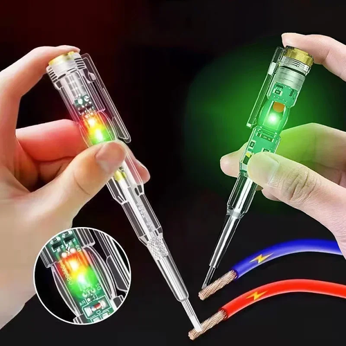 🤖Smart voltage tester pen, AC non-contact inductive test pencil, voltmeter, power detector, electric screwdriver indicator📍