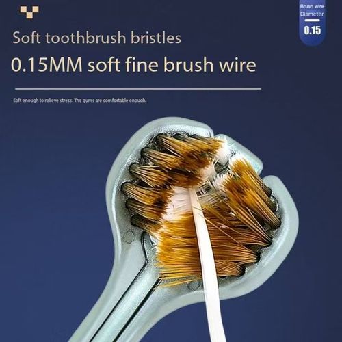 Hot sale new design three head bristle toothbrush👨‍⚕️👩‍🔬