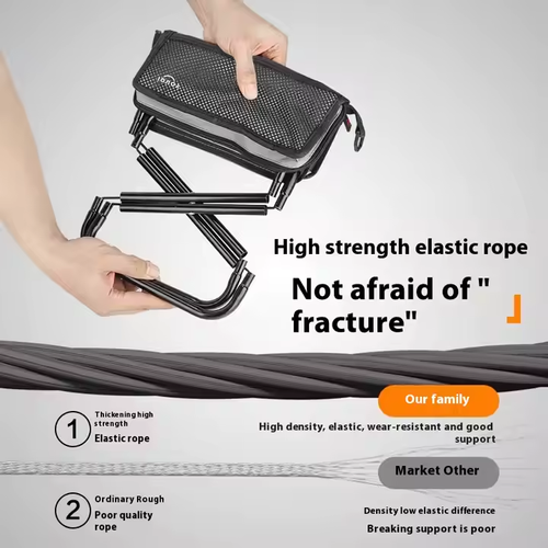 Outdoor sports camping equipment: fashionable pencil cases and foldable design handbag chairs