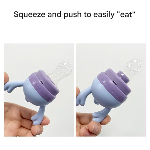 Baby Antler Bite Fun Complementary food teething gel pacifier, fruit and vegetable silicone pacifier, food-grade all-in-one🍇🍌🍉
