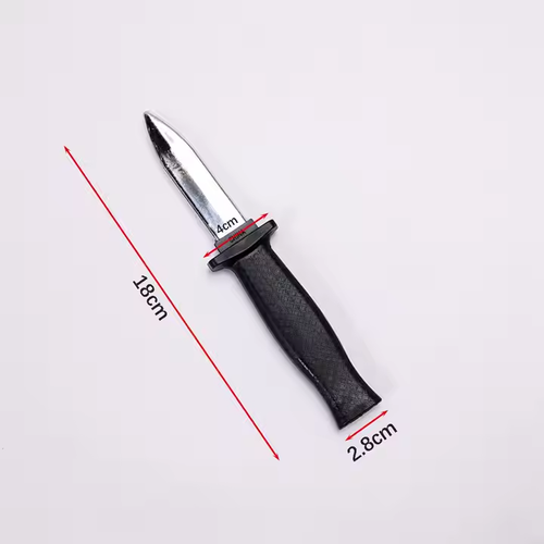 Contraction knife, prank trick, scary dagger, magic prop, funny toy, stress-relieving telescopic knife, plastic safety material
