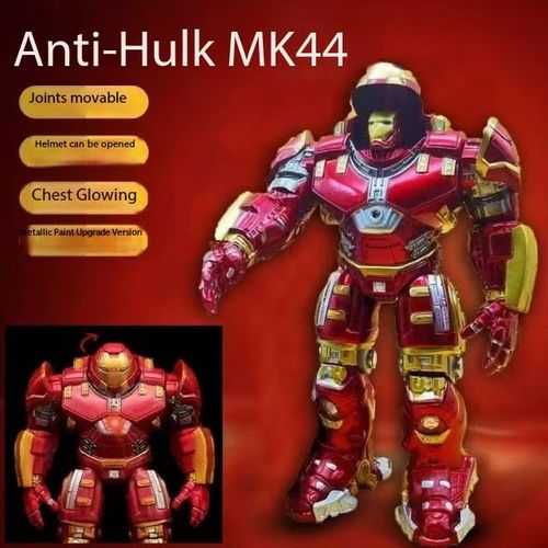 🤩Avengers figurine - Anti-Hulk armor Iron Man jointable action figure model for tabletop decoration