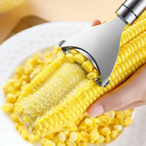 New thickened stainless steel corn husking and grinding machine, corn husking machine, threshing machine, corn husking machine, fruit and vegetable tools, cooking tools, kitchen accessories😁