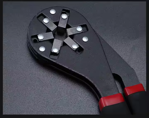 Magic wrench 6-inch and 8-inch multi-purpose external hexagonal alloy steel industrial grade manual clamping adjustable hexagonal wrench