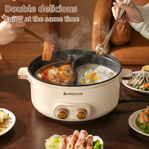 🥘Couyuan Pot Hot Pot Electrician Home Use Multi-functional Integrated Electric Cooking Pot🍴