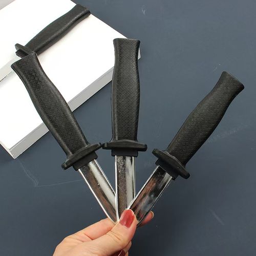 Contraction knife, prank trick, scary dagger, magic prop, funny toy, stress-relieving telescopic knife, plastic safety material