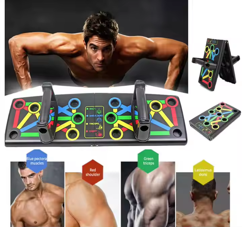 High-quality customized portable foldable home fitness equipment for muscle training - push-up boards
