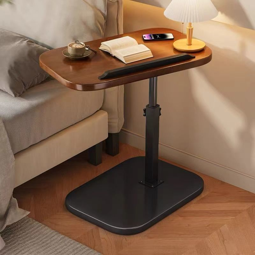 The modern highly adjustable mobile coffee table is suitable for use as a multi-functional household furniture beside the sofa and bed.😝