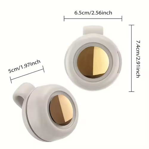 The newly launched fashionable portable mini fan, outdoor collar clip, 360-degree adjustable, rotatable color mini fan, and cute pocket fan