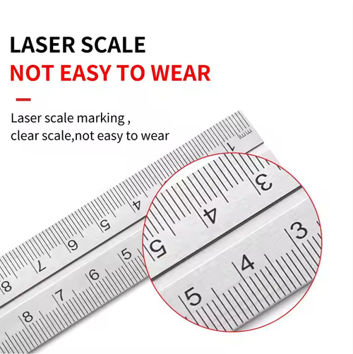 Multifunctional stainless steel precision adjustable Angle ruler measuring tool