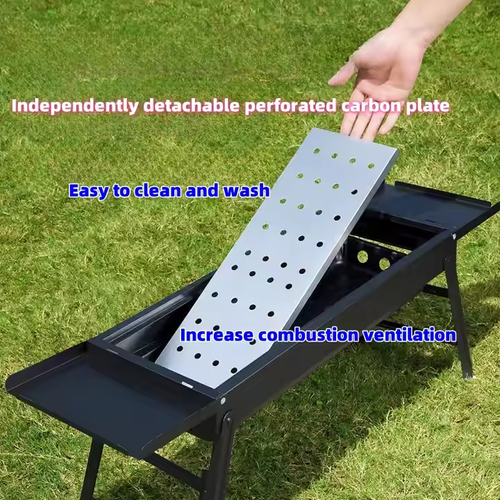 New portable folding barbecue grills, household barbecue grills, outdoor barbecue tools
