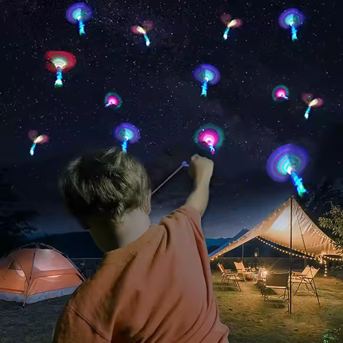 Light toys, bow toys, glowing toys, flying arrows, helicopter flying toys, outdoor flashlights, children and adults, rubber band catapults, party props