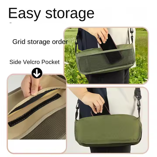 Outdoor sports camping equipment: fashionable pencil cases and foldable design handbag chairs