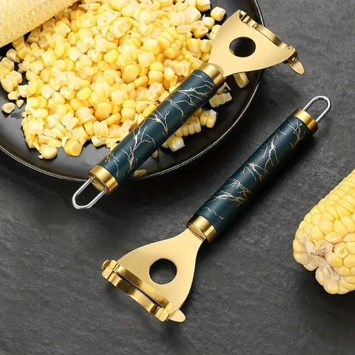 New thickened stainless steel corn husking and grinding machine, corn husking machine, threshing machine, corn husking machine, fruit and vegetable tools, cooking tools, kitchen accessories😁