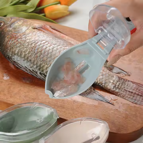 High-efficiency manual fish scale spatula for household kitchens and seafood kitchenware