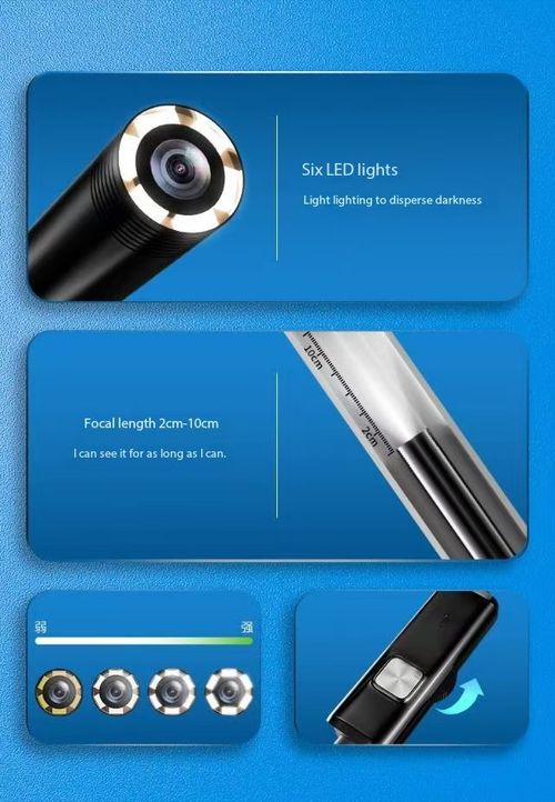 Type-c 7mm Industrial Endoscope Camera Module Water Proof Home Appliance Maintenance Tool Portable Mobile Phone HD Detection