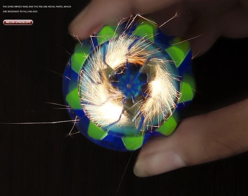 New products are on the market - exploding children's toy gyroscopes, agitated gyroscopes, and restless gyroscopes.