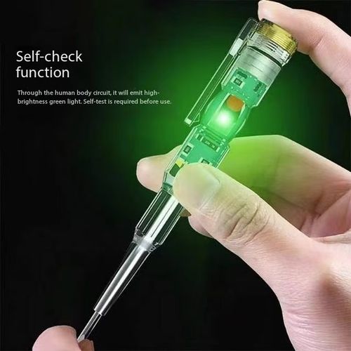 🤖Smart voltage tester pen, AC non-contact inductive test pencil, voltmeter, power detector, electric screwdriver indicator📍
