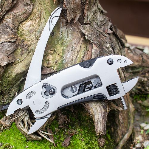 Multi-functional wrench and pliers, outdoor camping and hiking self-defense knife, versatile tool folding outdoor pliers🌱💪