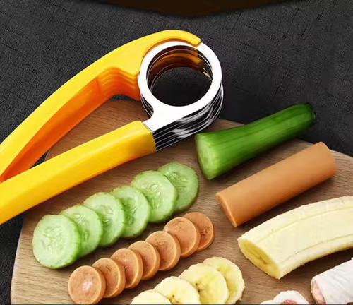 Household kitchen tools, portable manual cucumber and vegetable chopper, banana and ham slicer, cooking tools