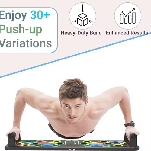 High-quality customized portable foldable home fitness equipment for muscle training - push-up boards