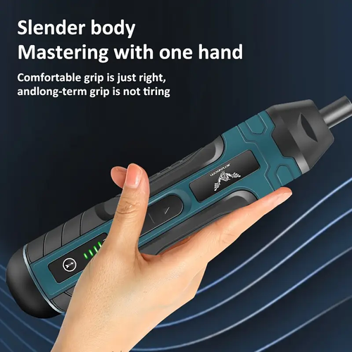👷👷‍♂️3.6V lithium battery wireless screwdriver set, electric screwdriver, 4 torque settings adjustable