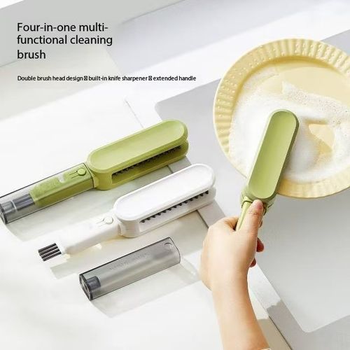 😃Multi-functional 4-in-1 cleaning and dust removal brush blade set with combined functions for kitchen cleaning brush