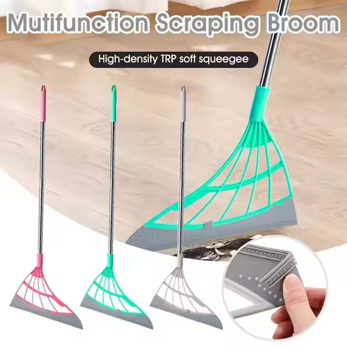 Magic silicone scraper broom