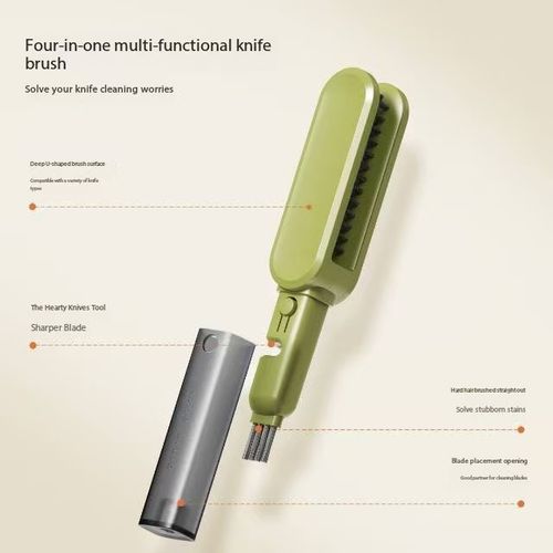 😃Multi-functional 4-in-1 cleaning and dust removal brush blade set with combined functions for kitchen cleaning brush