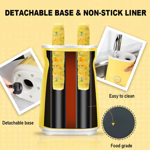 Omelette making machine, home egg and sausage making machine, DIY breakfast at home
