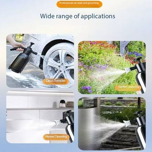 🚘Portable 2L foam sprayer - adjustable car washing foam spray bottle, canister, foam spray gun for car washing