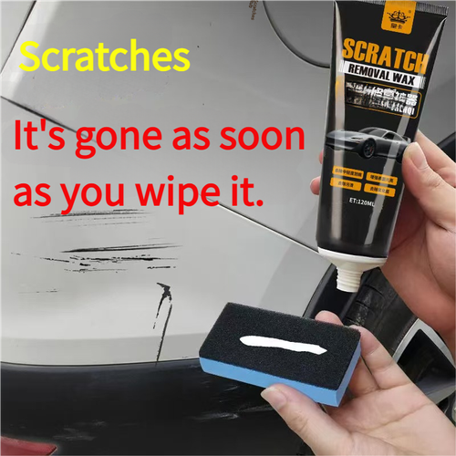 Automobile scratch repair paint solution